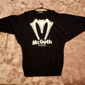 Killstar McGoth batqong sweater dress